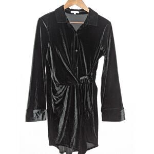 Z Supply Dallon Wrap Velvet Dress Size S